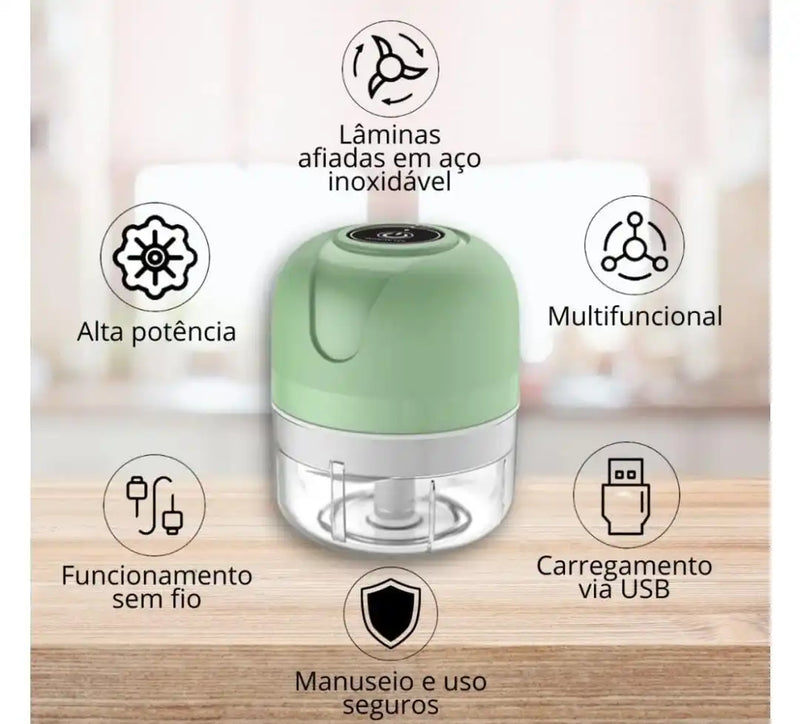 Mini Processador Elétrico - Chá de Panela